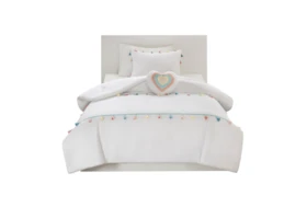 Full/Queen Comforter-3 Piece Set Tassel Multi