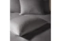 Full/Queen Comforter-3 Piece Set Crinkle Textured Charcoal - Detail