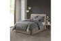 Full/Queen Comforter-3 Piece Set Crinkle Textured Charcoal - Room