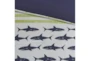 Twin Comforter-4 Piece Set Shark Attack Muti - Detail