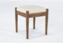 Magnolia Home Turner Linen Stool By Joana Gaines - Side