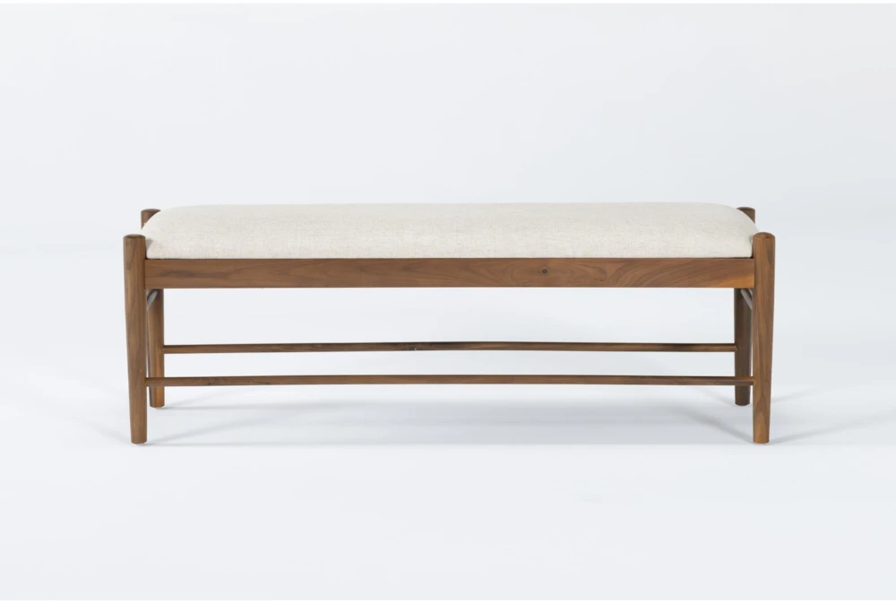 Magnolia Home Turner Linen Bench By Joana Gaines