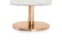 Rose Gold + Marble Coffee Table - Detail