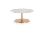 Rose Gold + Marble Coffee Table - Signature