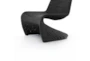Black Woven Cantilever Outdoor Chair - Detail