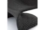 Black Woven Cantilever Outdoor Chair - Detail