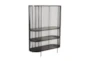 Metal Cage Bookcase  - Side