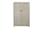 Whitewash Bloom Tall Cabinet - Front