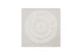Picture-White Stone Cicrles In Acrylic 24X24 - Signature