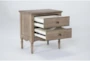Deliah 3-Drawer Nightstand With Usb - Side