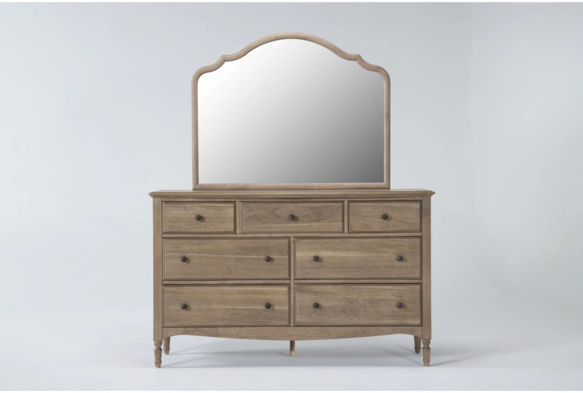 Deliah 7 Drawer Dresser/Mirror - 360
