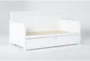 Mateo White Twin Daybed With Trundle - Side