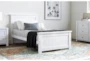 Mateo White  Twin Panel Bed - Room