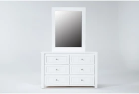 Mateo White Dresser/Mirror