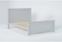 Mateo Grey Full Panel Bed - Slats