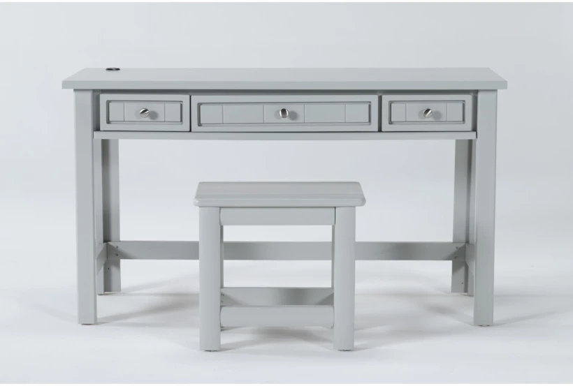 Mateo Grey Desk/Bench - 360