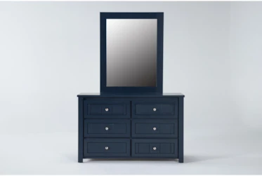 Mateo Blue Dresser/Mirror