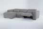 Morro Bay 3 Piece 128" Power Reclining Sectional With Left Arm Facing Chaise - Side