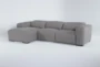 Morro Bay 3 Piece 128" Power Reclining Sectional With Left Arm Facing Chaise - Signature