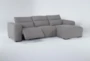 Morro Bay 128" 3 Piece Power Reclining Modular Sectional with Right Arm Facing Chaise - Side