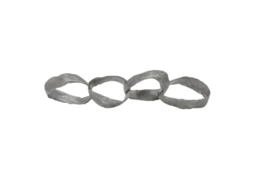 20 Inch Gunmetal Metal Linked Rings Chain