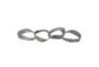 20 Inch Gunmetal Metal Linked Rings Chain - Signature
