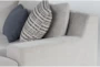Everett Grey Chenille 179" 4 Piece Sectional With Right Arm Facing Cuddler - Detail