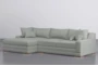 Everett Mint 113" 2 Piece Sectional With Left Arm Facing Chaise - Side