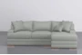 Everett Mint 95" Reversible Sofa Chaise - Signature