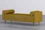 Rose Yellow 70" Settee - Side