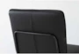 Kylie Black 24 Inch Counter Stool - Detail