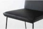 Kylie Black 24 Inch Counter Stool - Detail