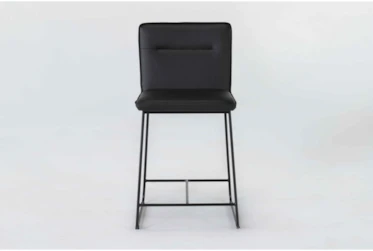 Kylie Black 24 Inch Counter Stool