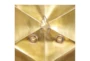 18" Gold Stainless Steel Wall Sconce - Back