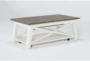 Sims Lift-Top Coffee Table With Casters - Side