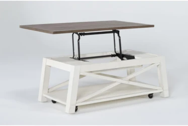 Sims Lift-Top Coffee Table With Casters