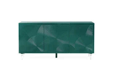 Vibrato Green Lacquer 65" Sideboard