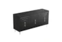 Arya 65"Black Lacquer Sideboard - Side