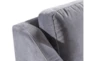 Bellamy Grey 91" Velvet Sofa - Detail
