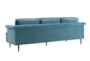 Irving Sea Blue 88" Sofa - Back
