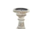 White Wood Candle Holder Set Of 3 - Detail