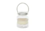 8" Clear Glass Lantern - Front