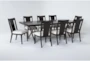 Palladium 96" Dining With 8 Back Side Chairs Set For 8 - Side