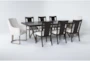 Palladium 96" Dining With 6 Back Side Chairs Set For 8 - Side