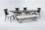 Palladium 96" Dining With Bench & 4 Back Side Chairs Set For 6 - Side