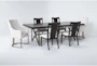 Palladium 96" Dining With 4 Back Side Chairs Set For 6 - Side