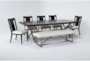 Palladium 96" Dining With 5 Back Side Chairs & Bench Set For 8 - Side
