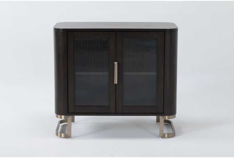 Palladium Reeded Door Accent Cabinet By Drew & Jonathan for Living Spaces - 360