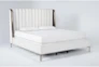 Palladium California King Shelter Upholstered Bed By Drew & Jonathan for Living Spaces - Side