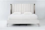 Palladium White California King Shelter Upholstered Bed - Signature